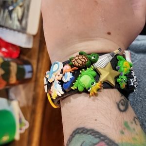 Croc charm bracelet